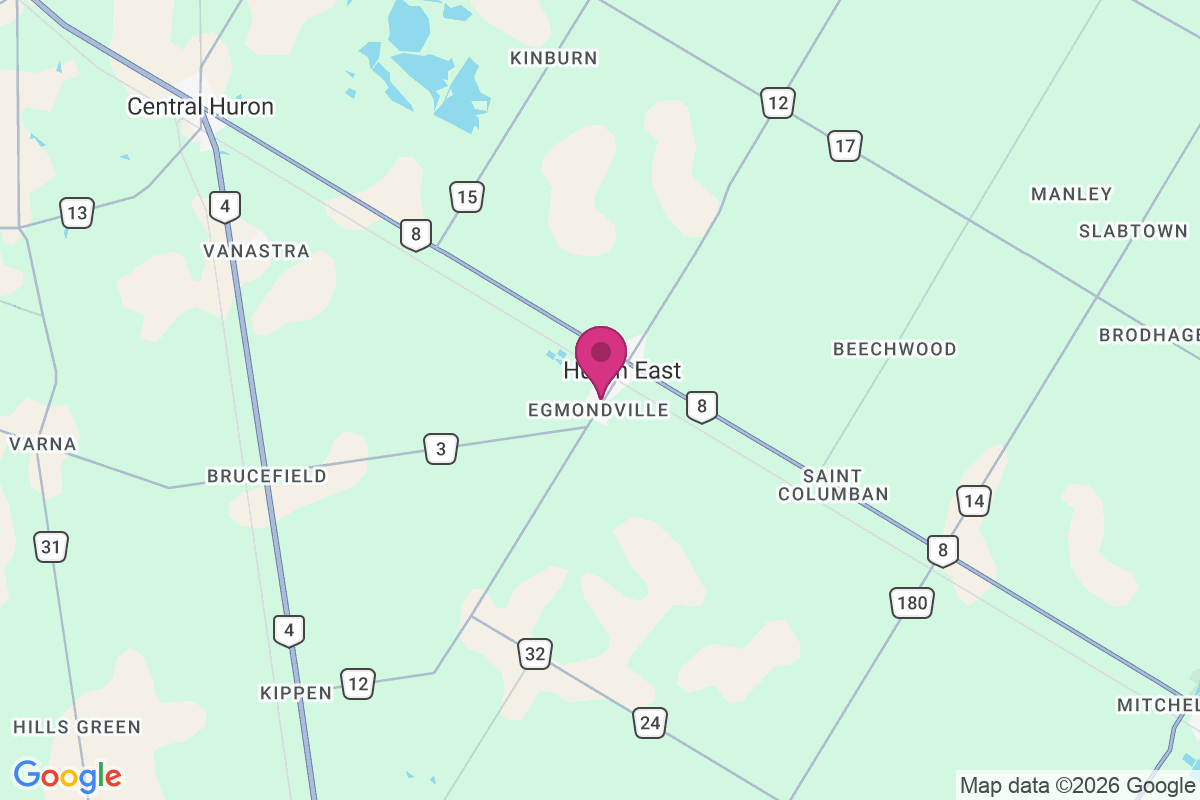 Egmondville map