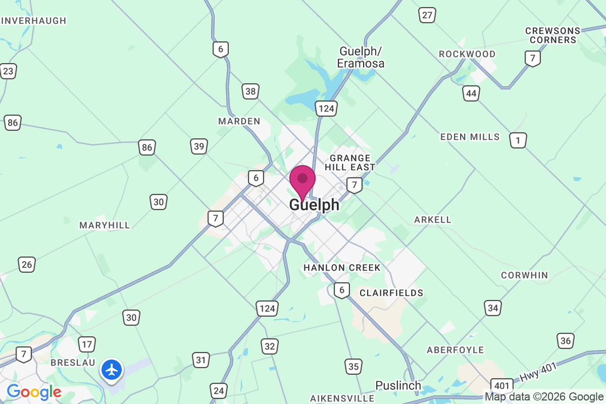 Guelph map