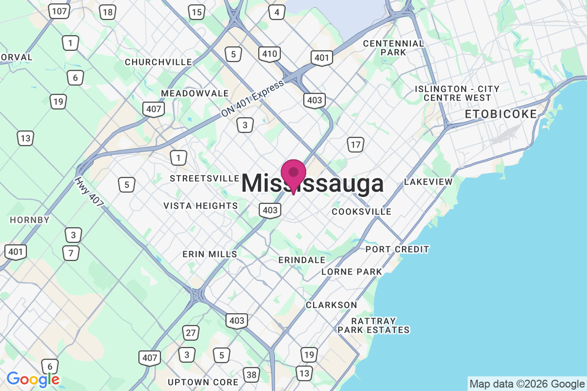 Mississauga map
