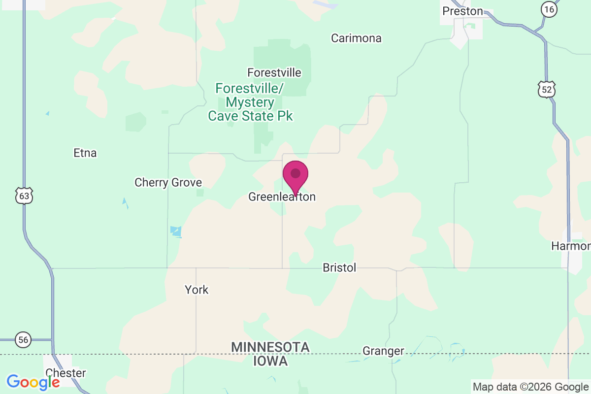 Greenleafton map