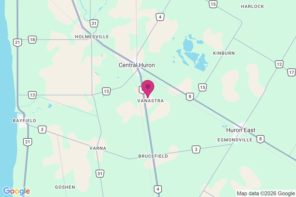 Brucefield map