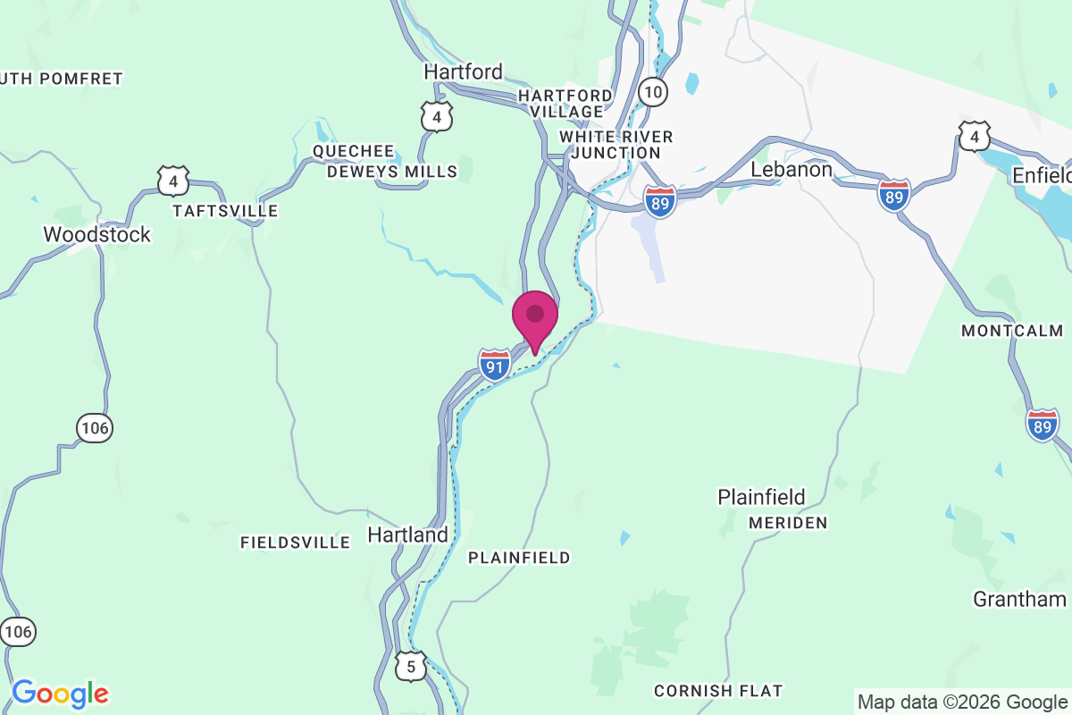 North Hartland map