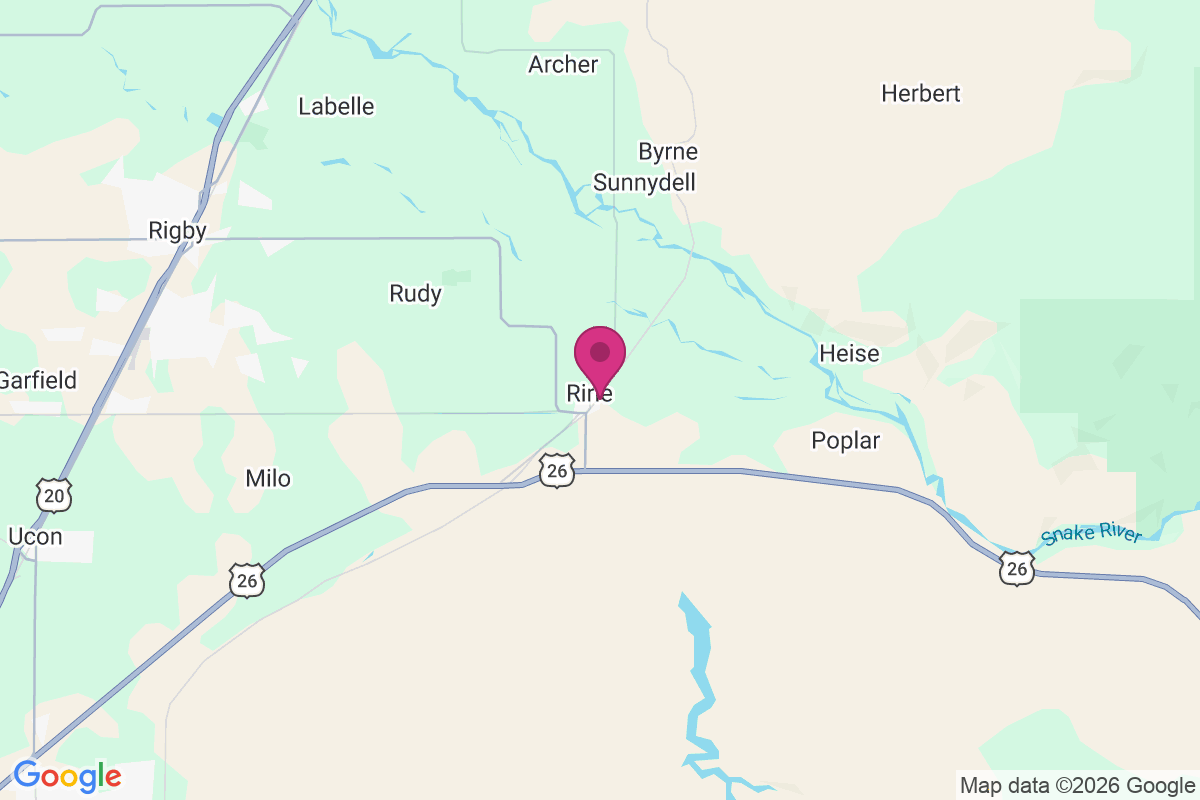Ririe map