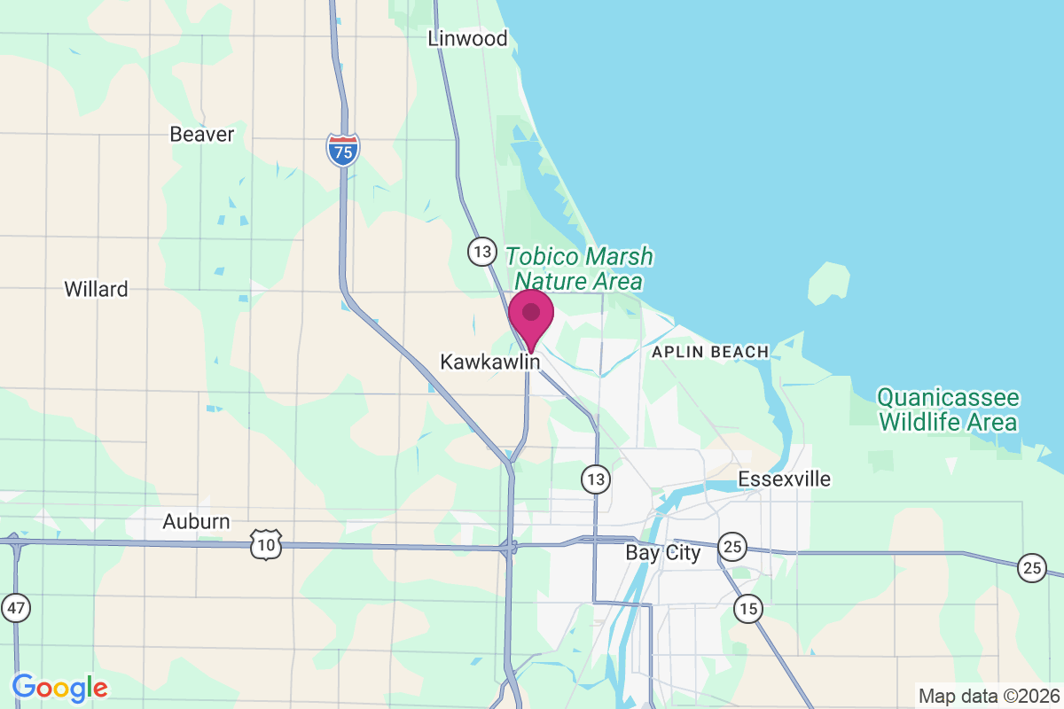 Kawkawlin map