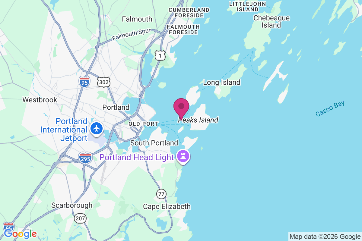 Little Diamond Island Landing map