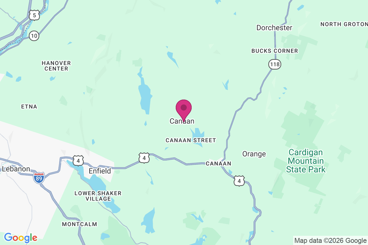 Canaan Center map