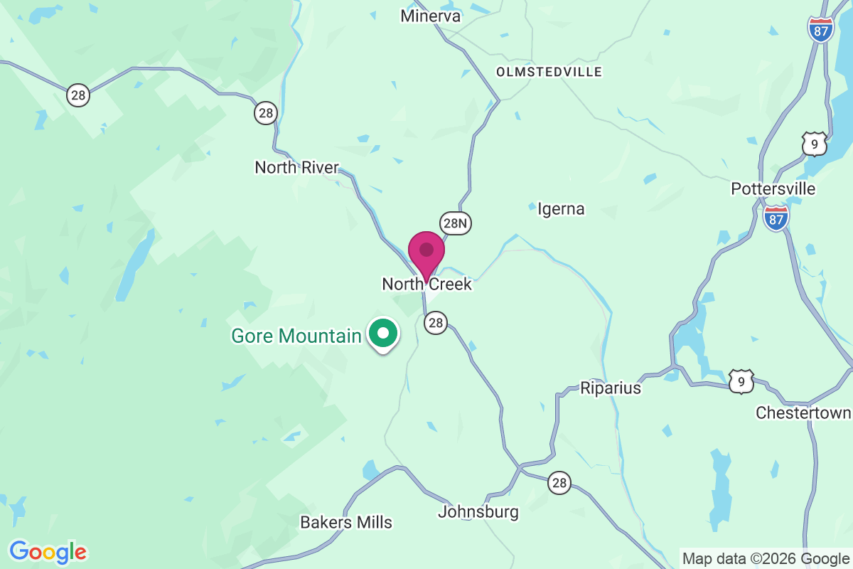 North Creek map