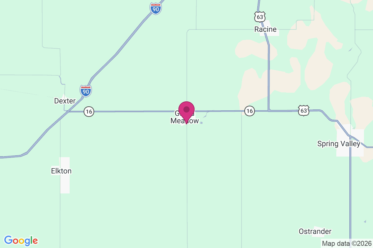 Grand Meadow map