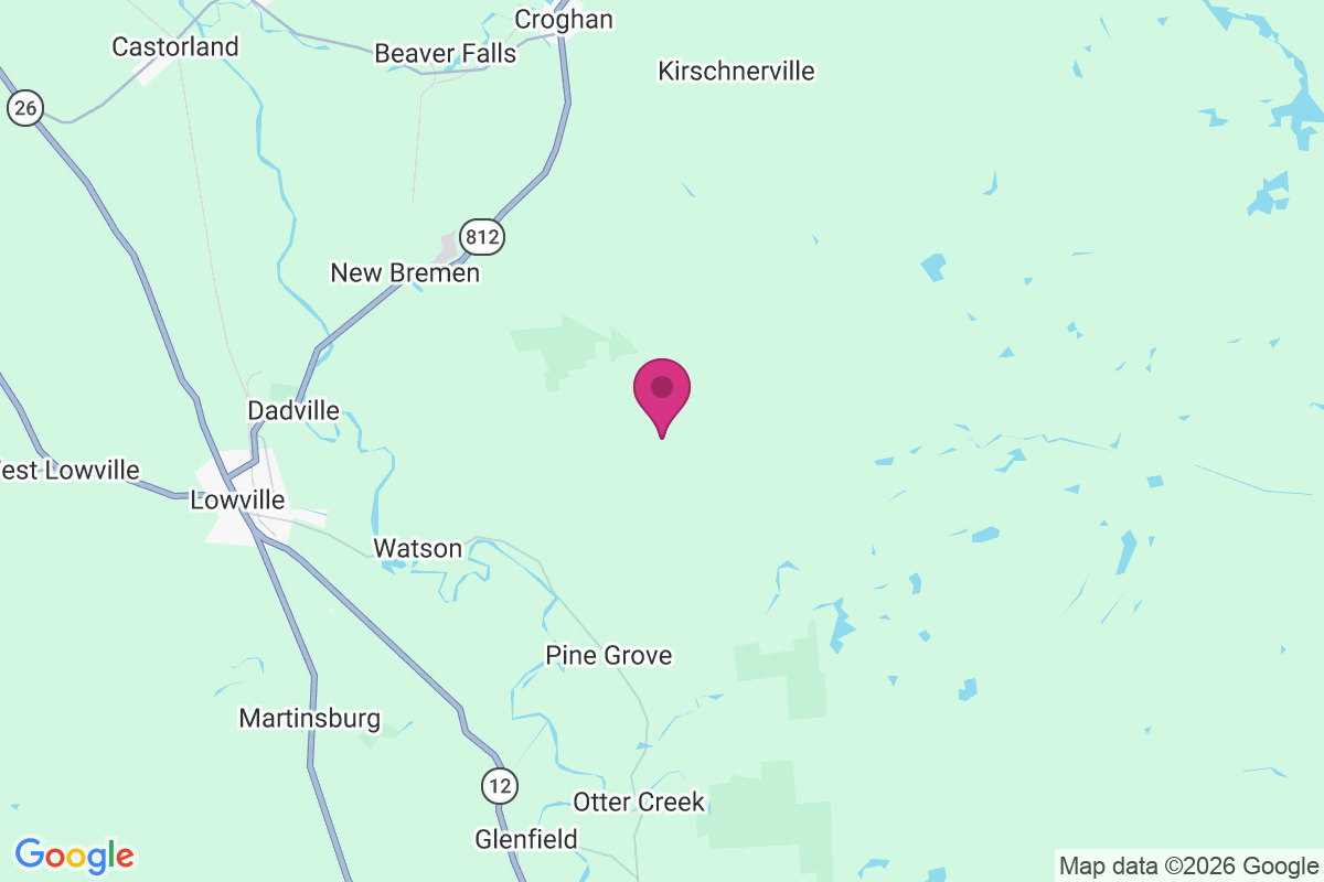 Petries Corners map