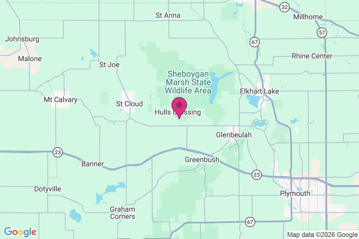 Hulls Crossing map