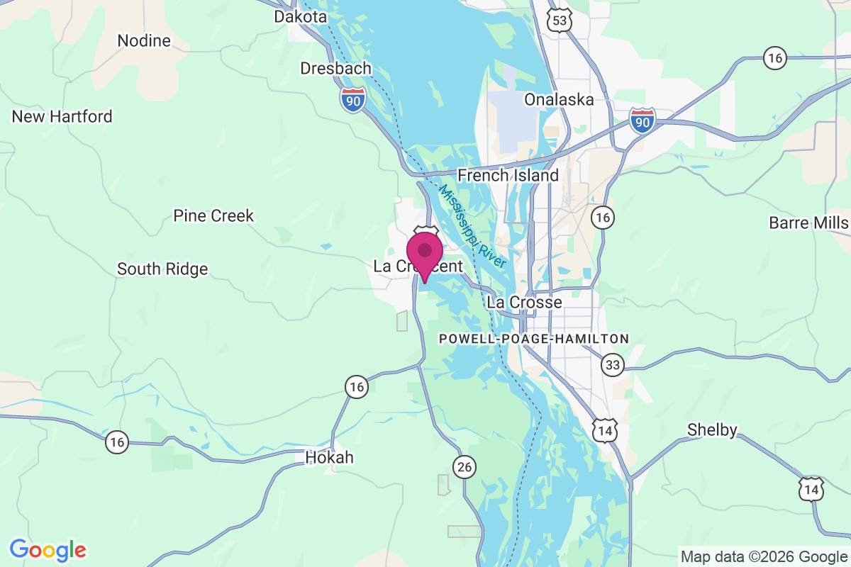 La Crescent map