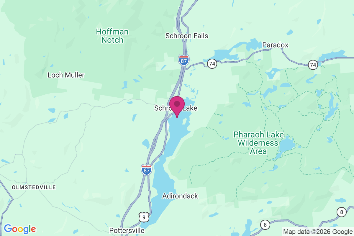 Schroon Lake map