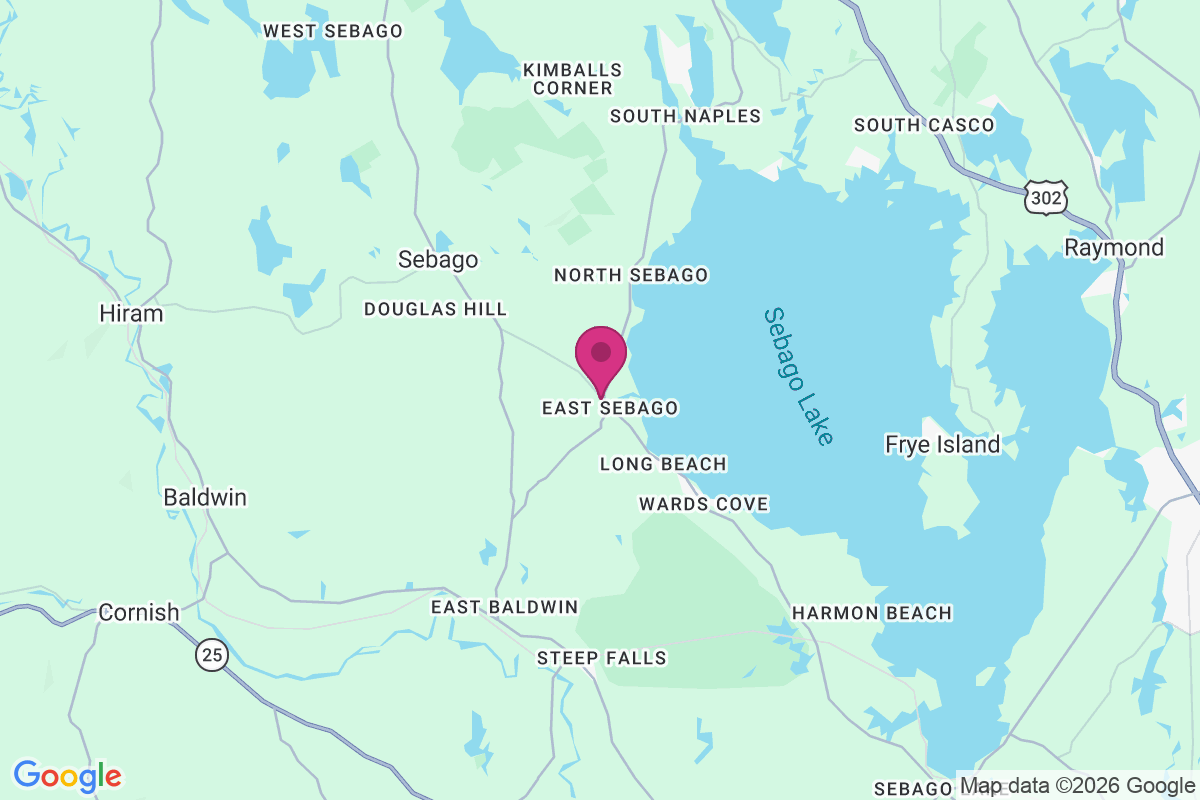 Sebago map