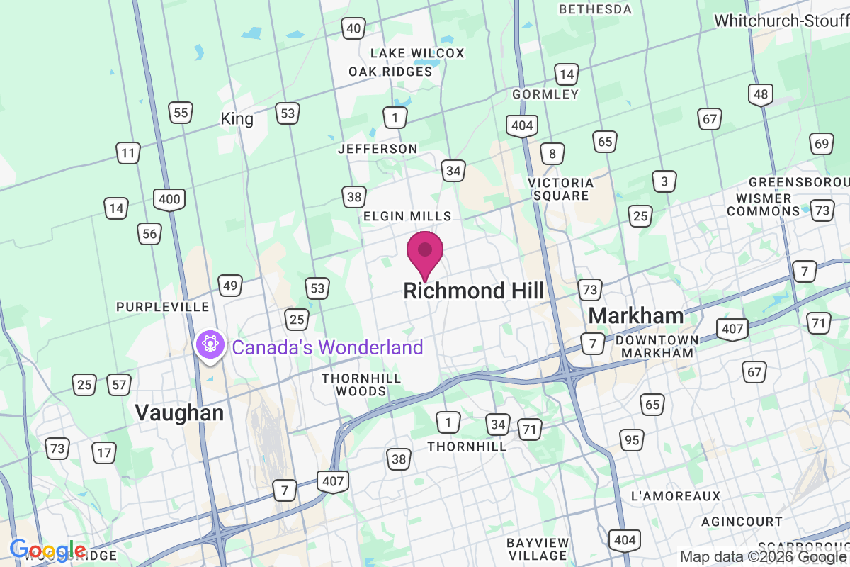 Richmond Hill map