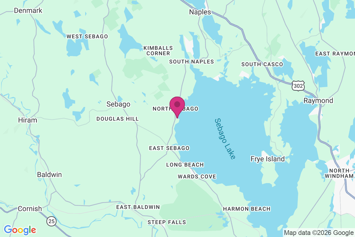 North Sebago map
