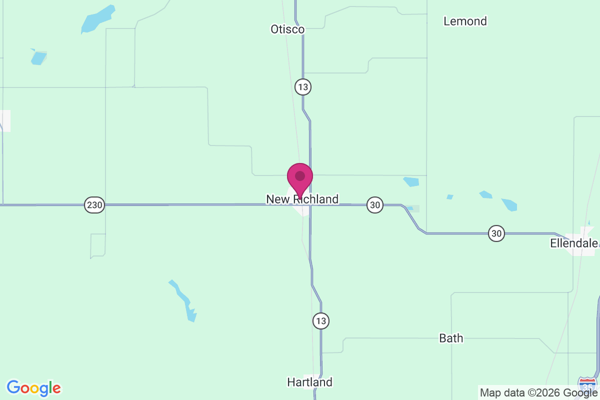 New Richland map