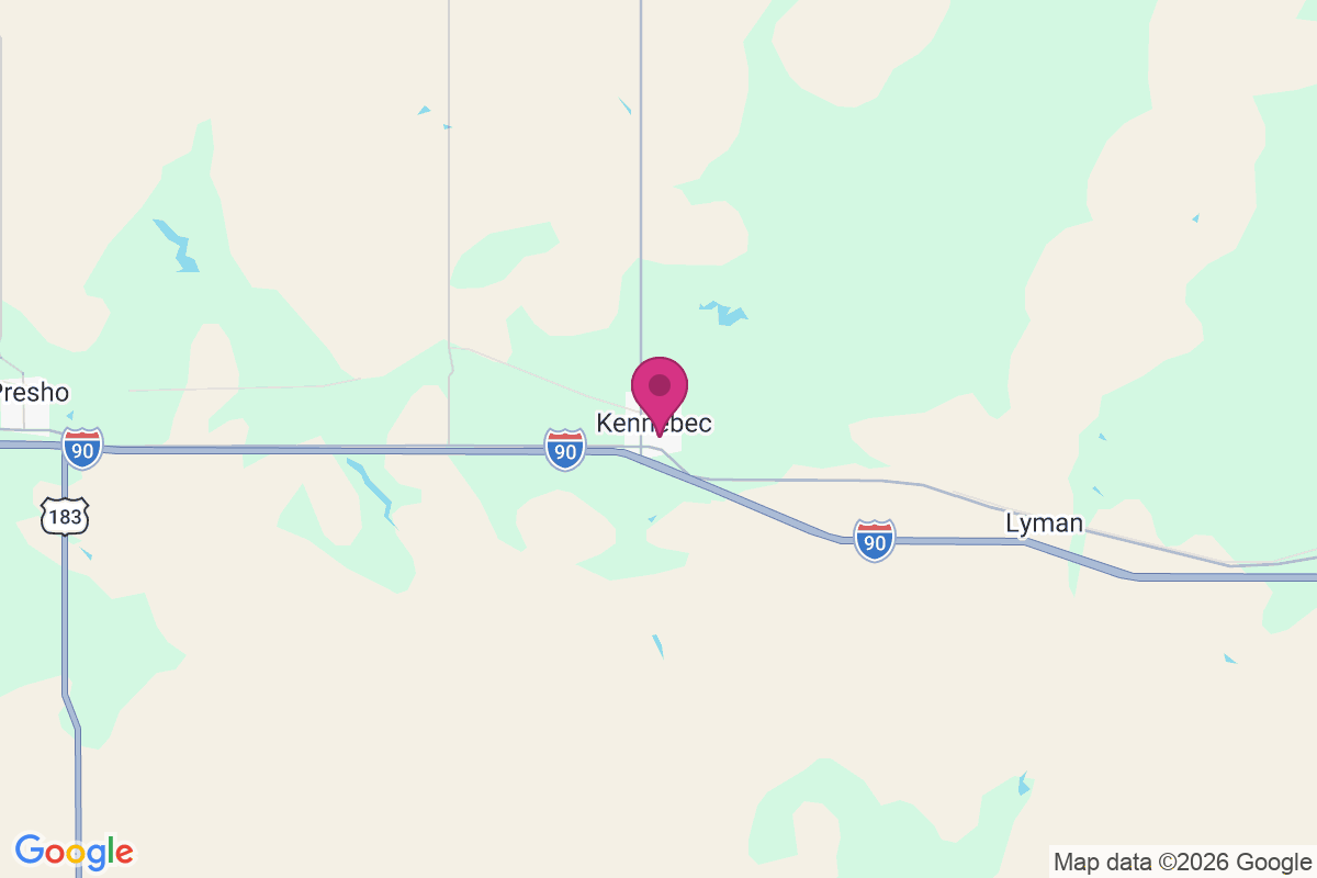 Kennebec map