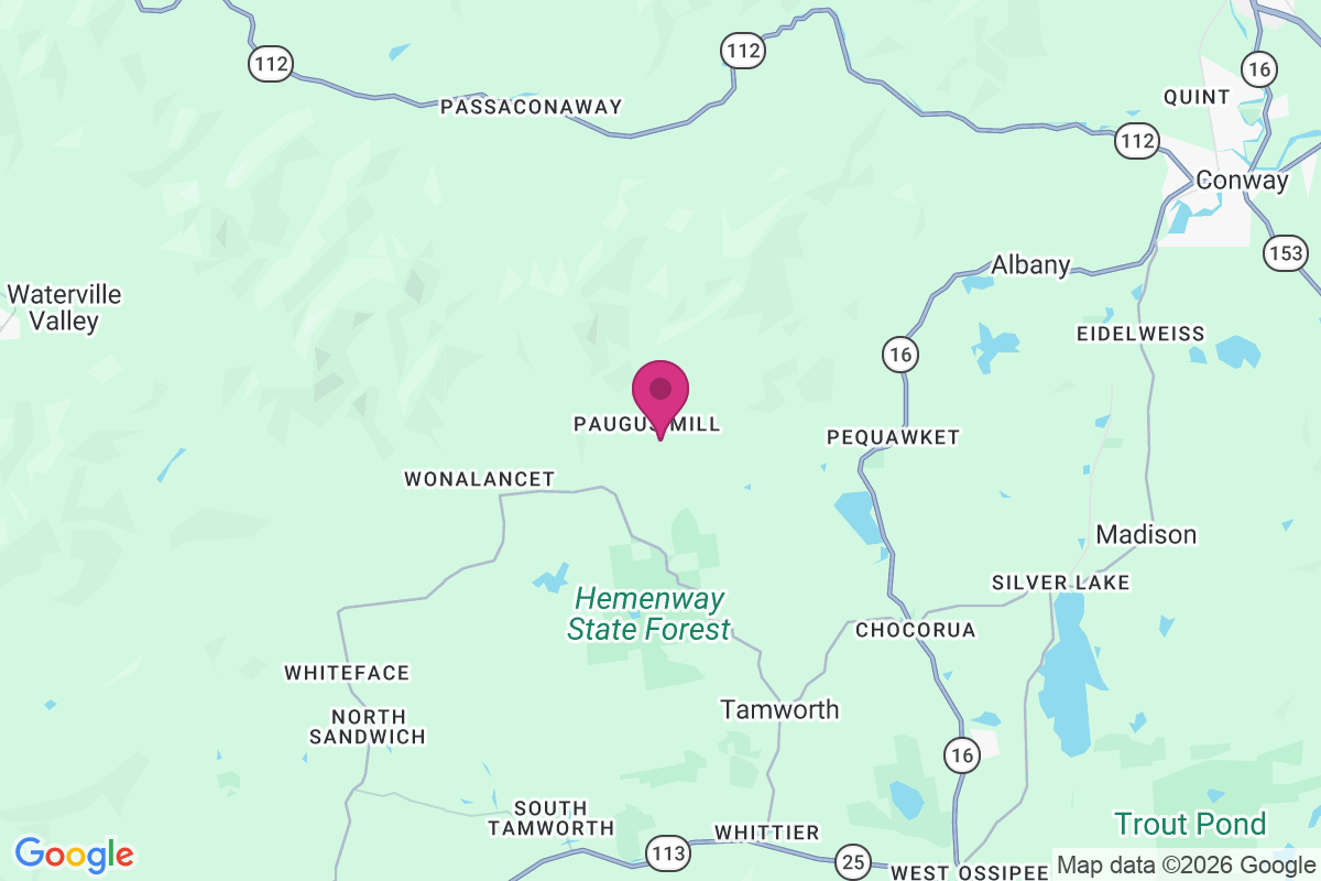 Paugus Mill map