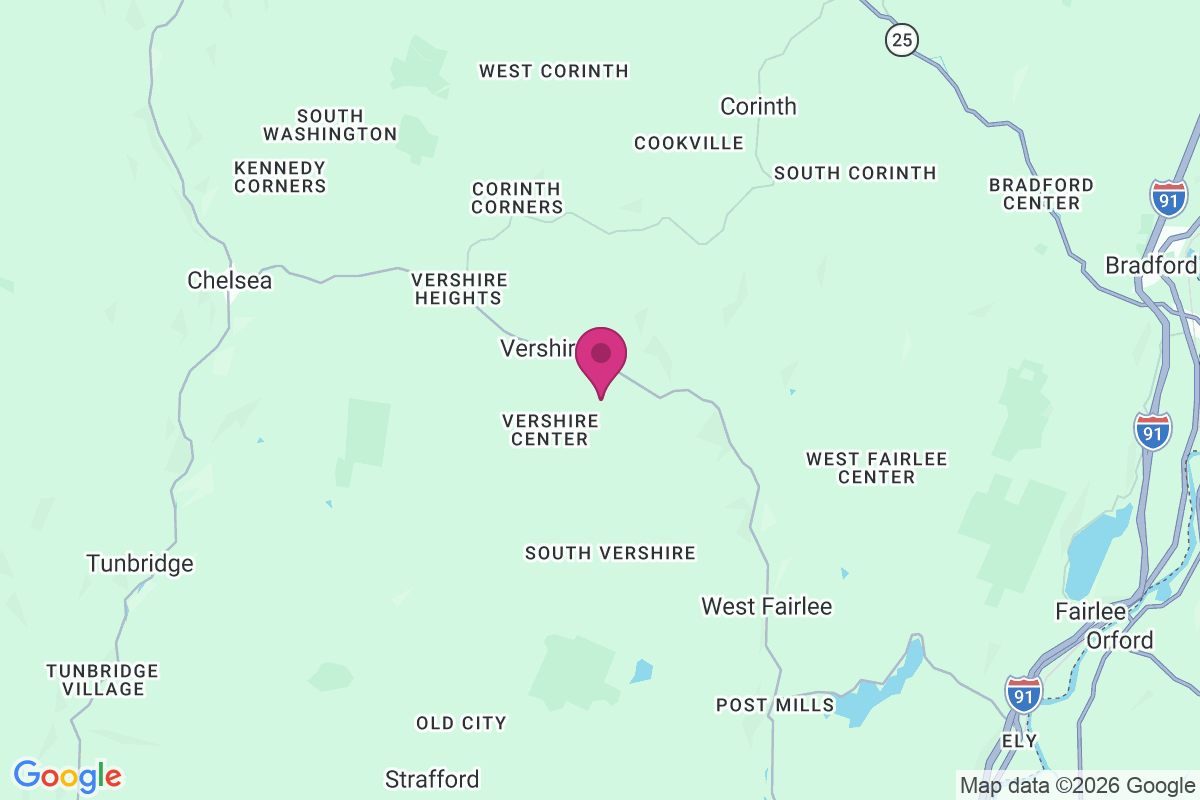 Vershire map