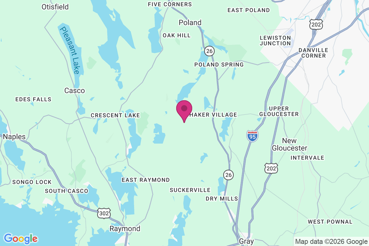 North Raymond map