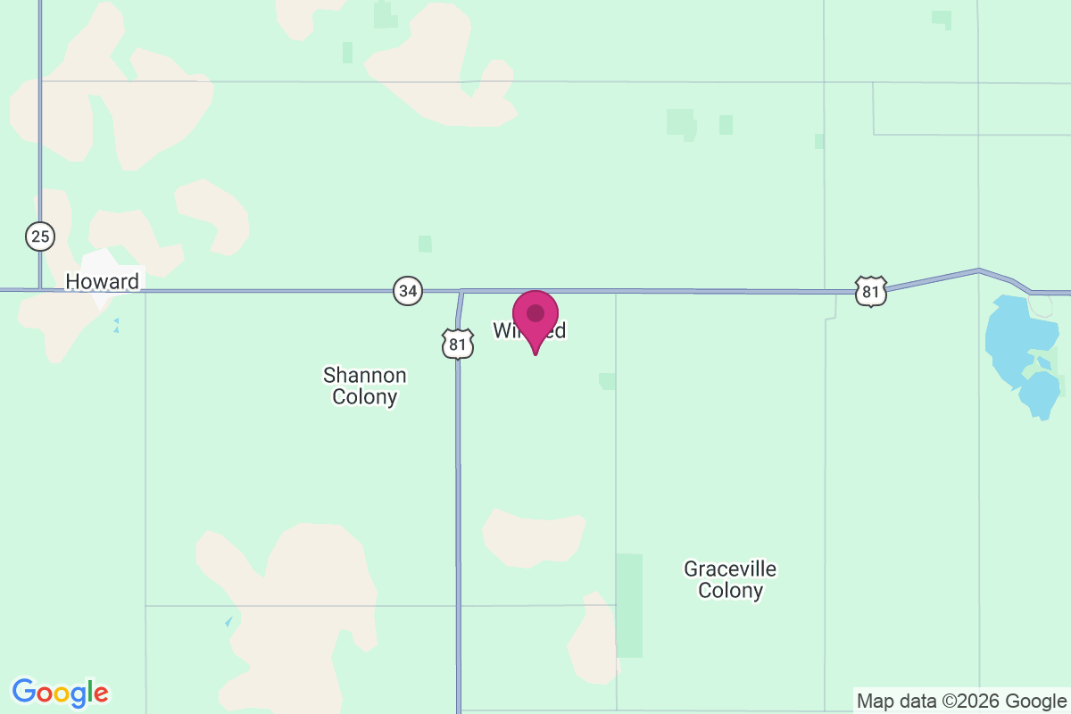 Winfred map