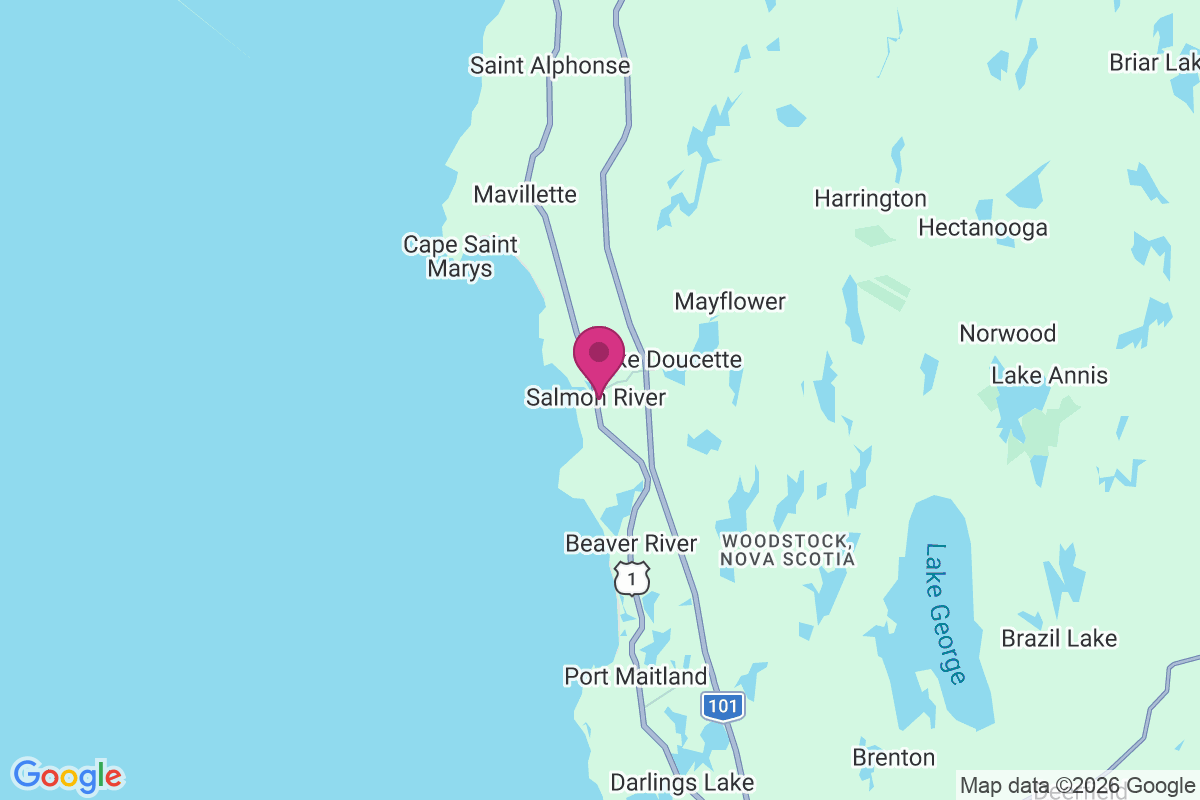 Salmon River map