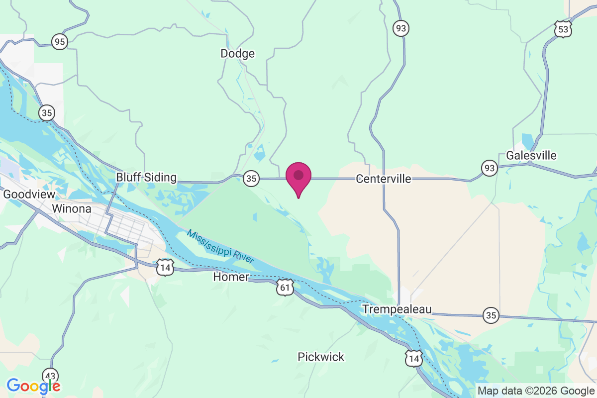 West Prairie map