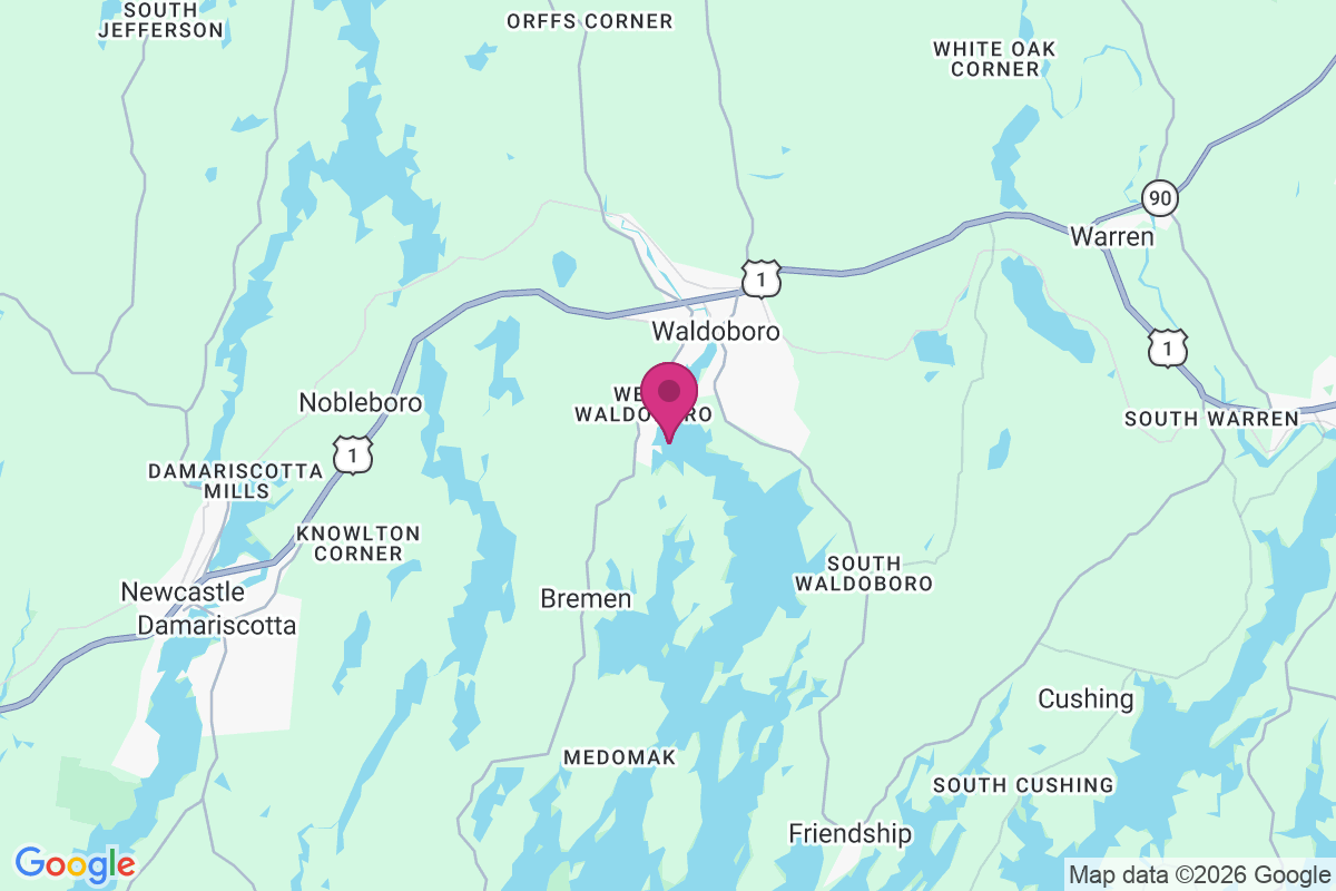 West Waldoboro map