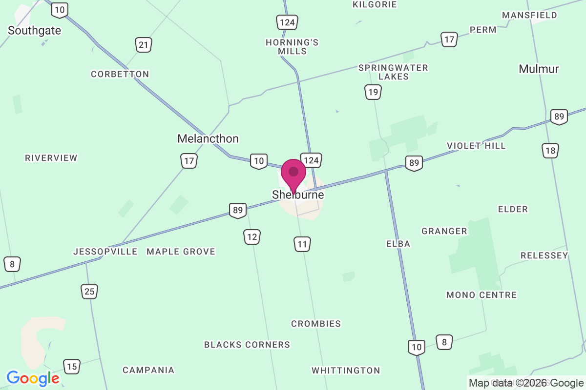 Shelburne map