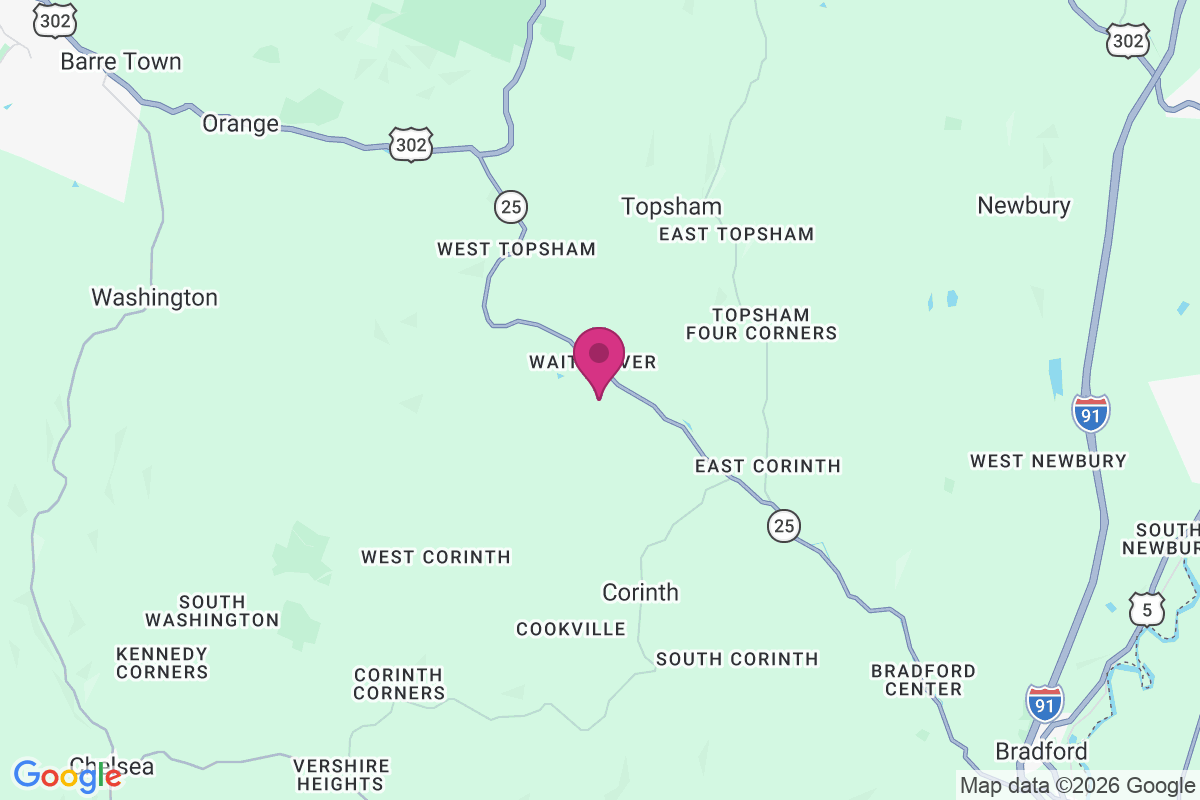 Waits River map