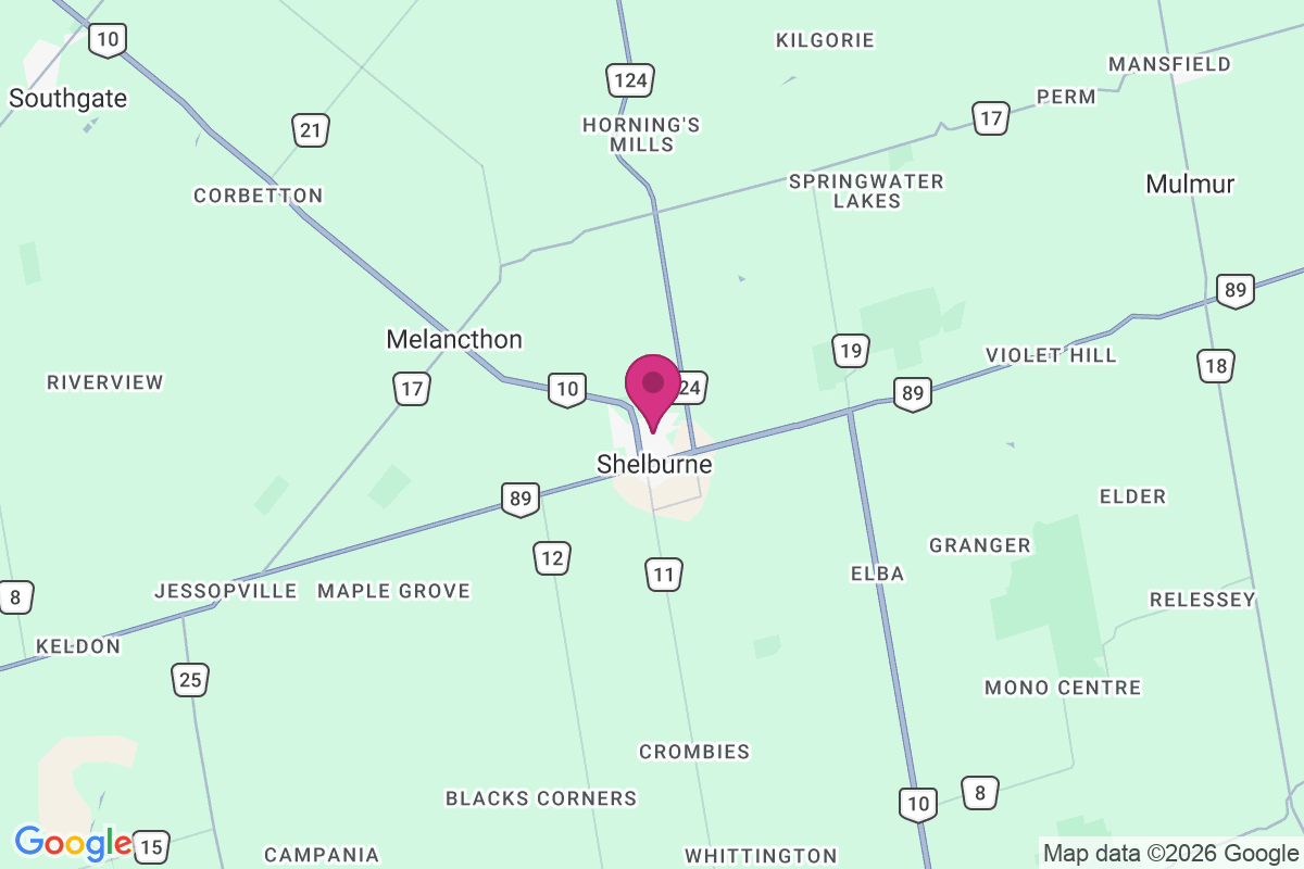 Hornings Mills map