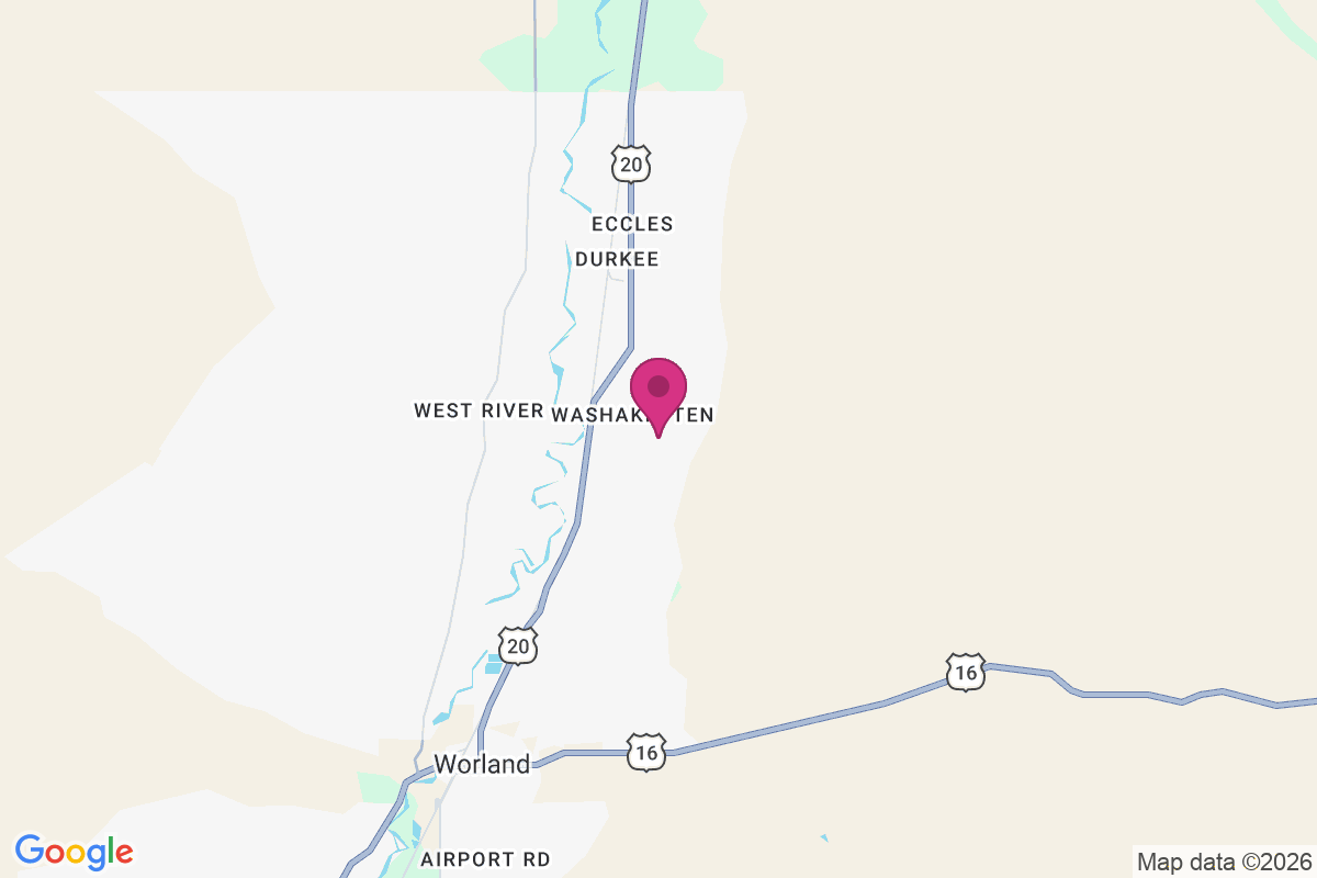 Washakie Ten map