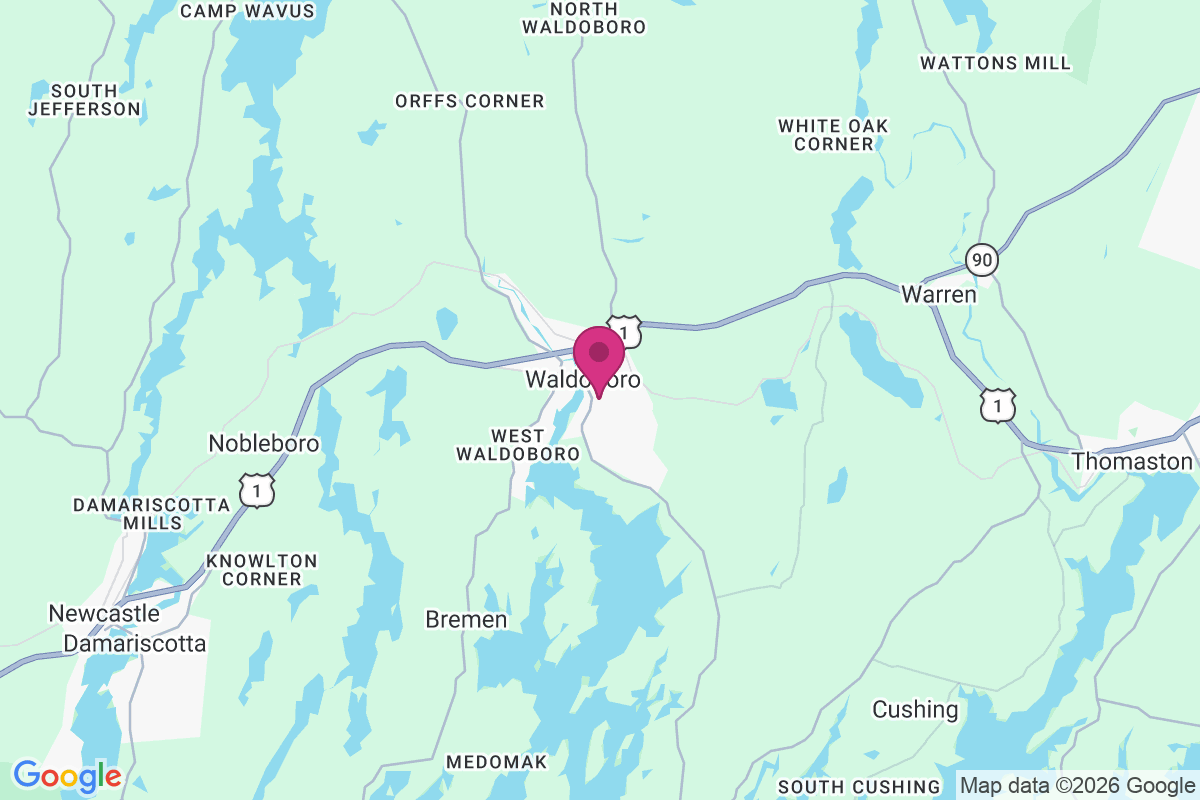 Waldoboro map