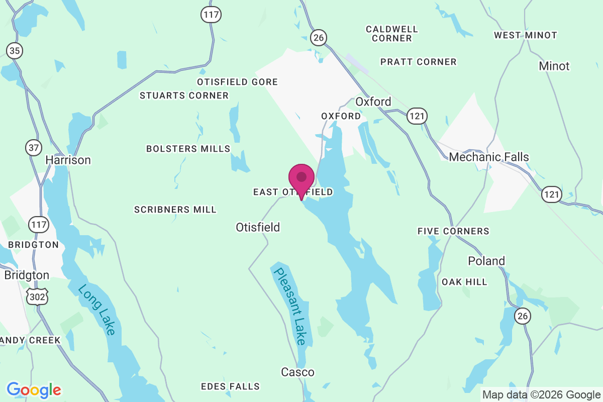 East Otisfield map
