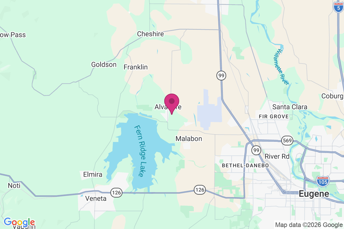 Alvadore map