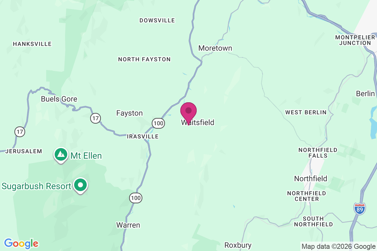 Waitsfield Common map