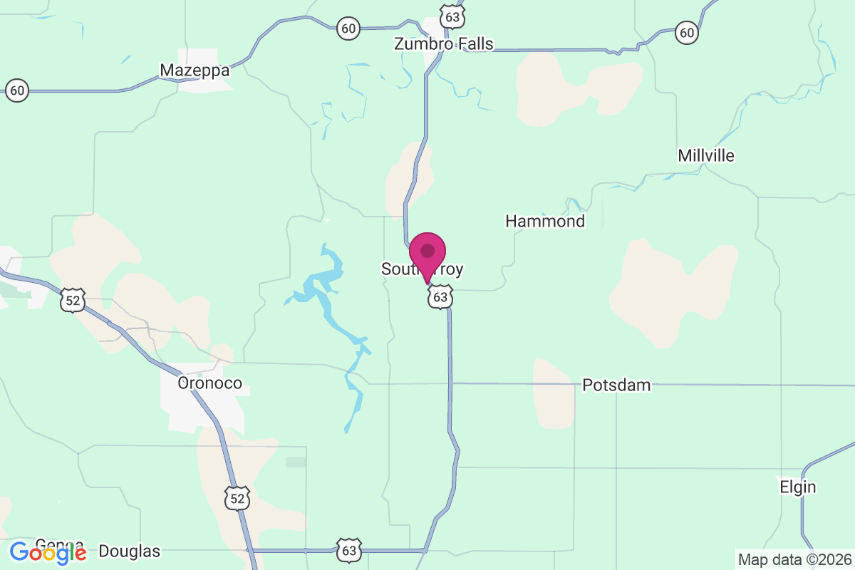South Troy map