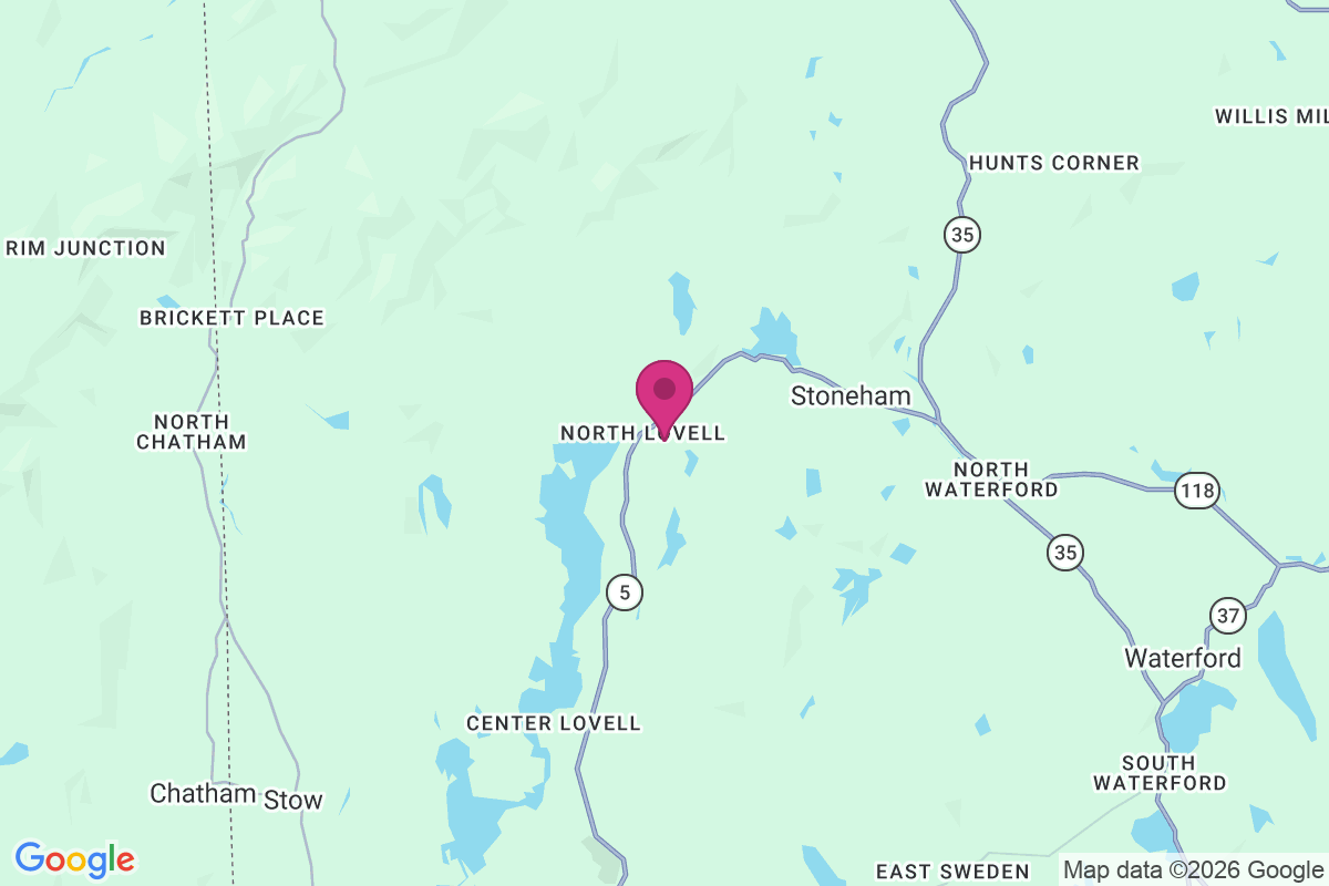 North Lovell map