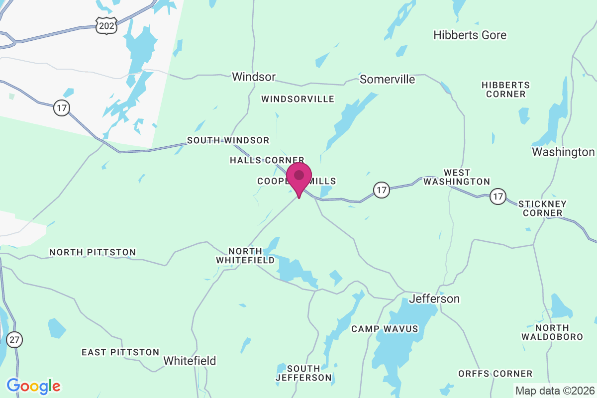 Coopers Mills map
