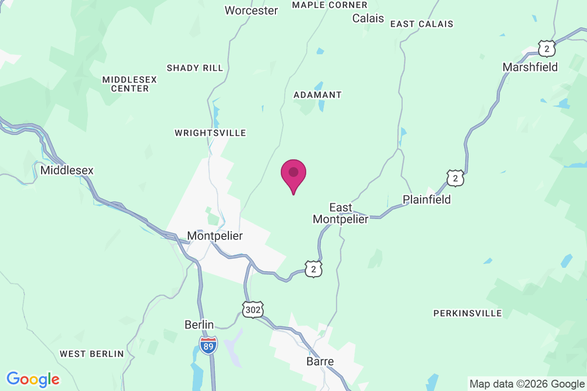 East Montpelier Center map