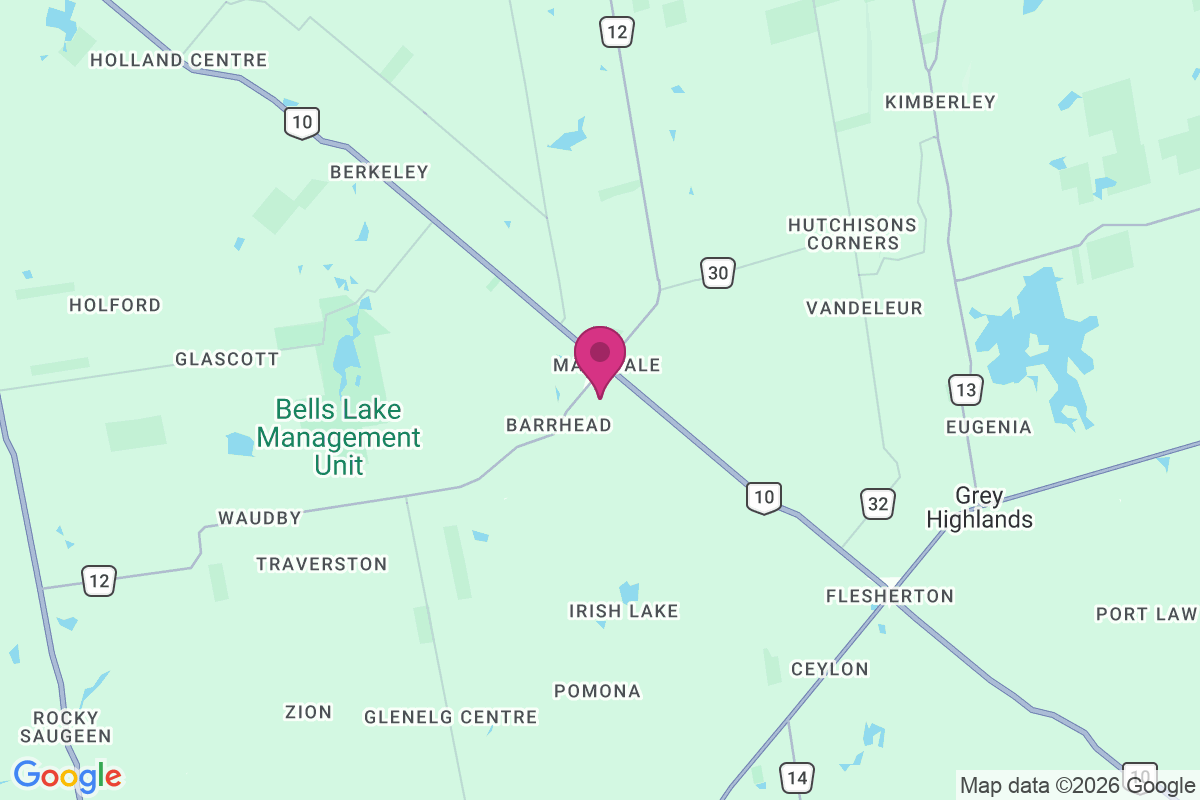 Markdale map
