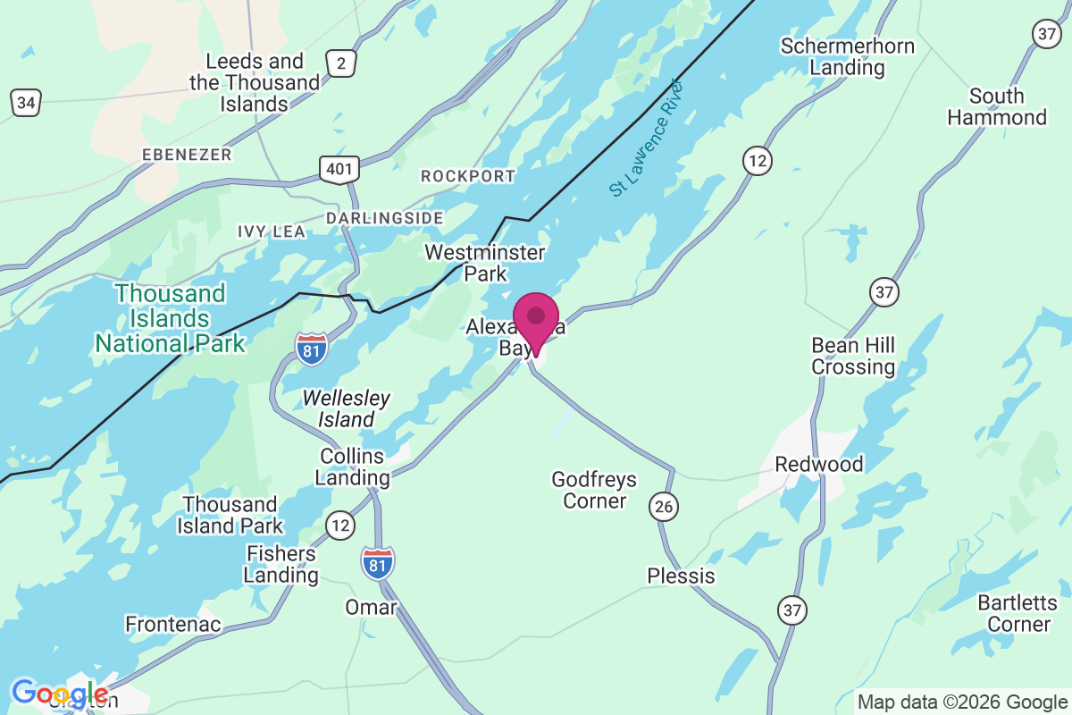 Alexandria Bay map