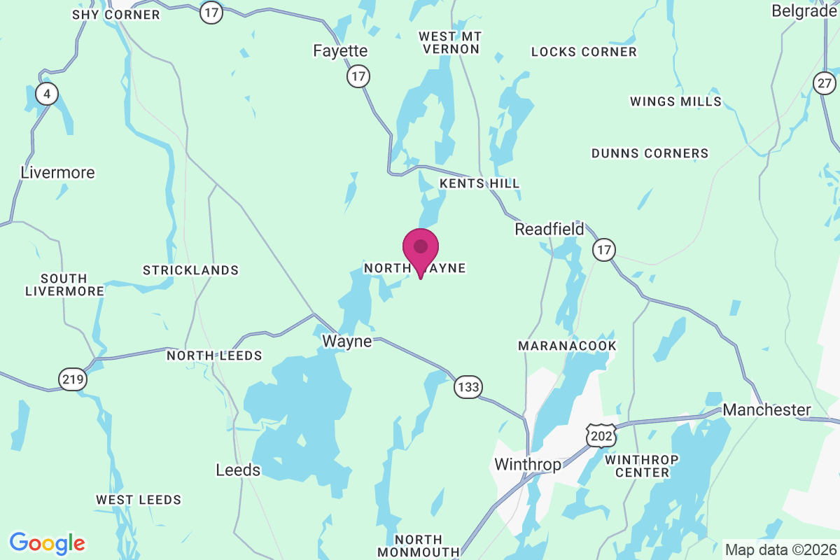 North Wayne map