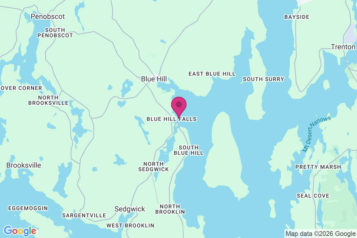 Blue Hill Falls map