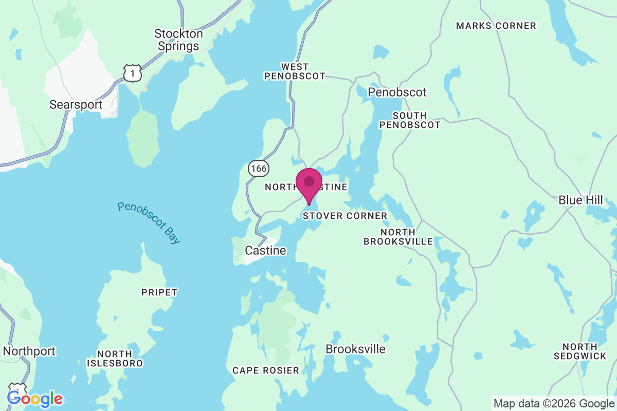 North Castine map