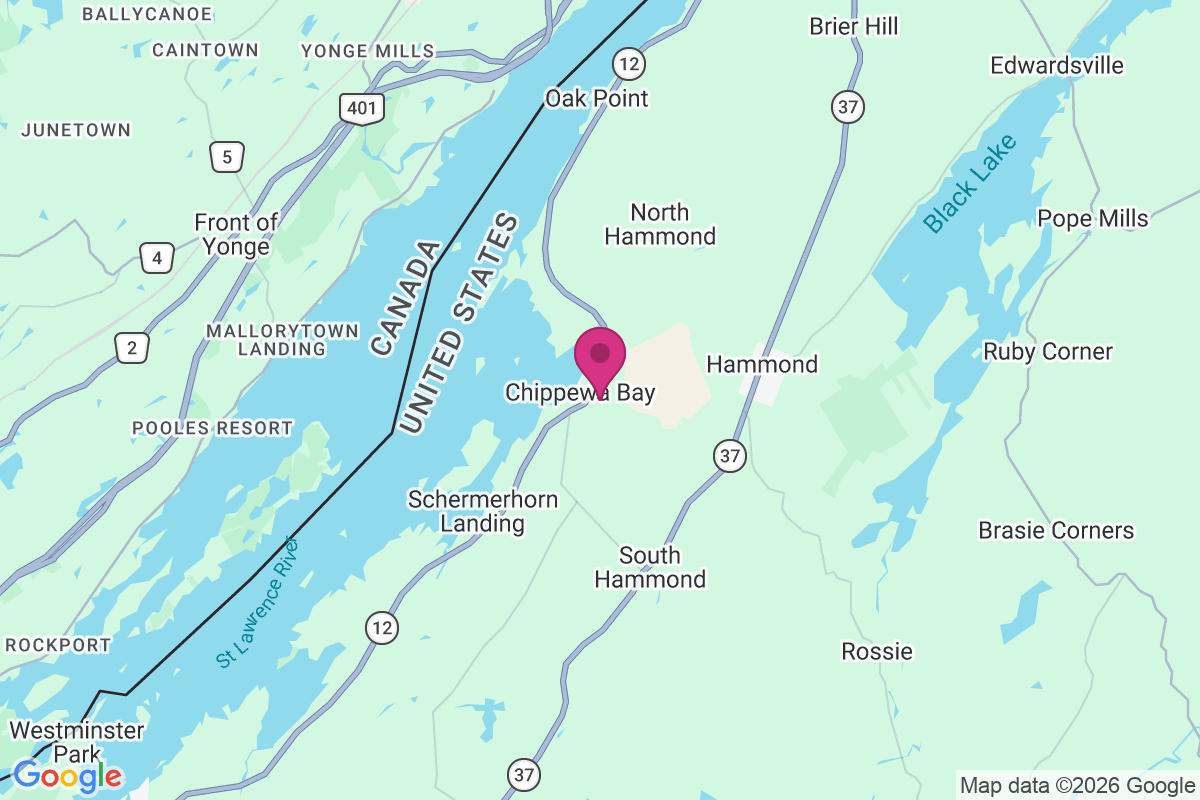 Chippewa Bay map
