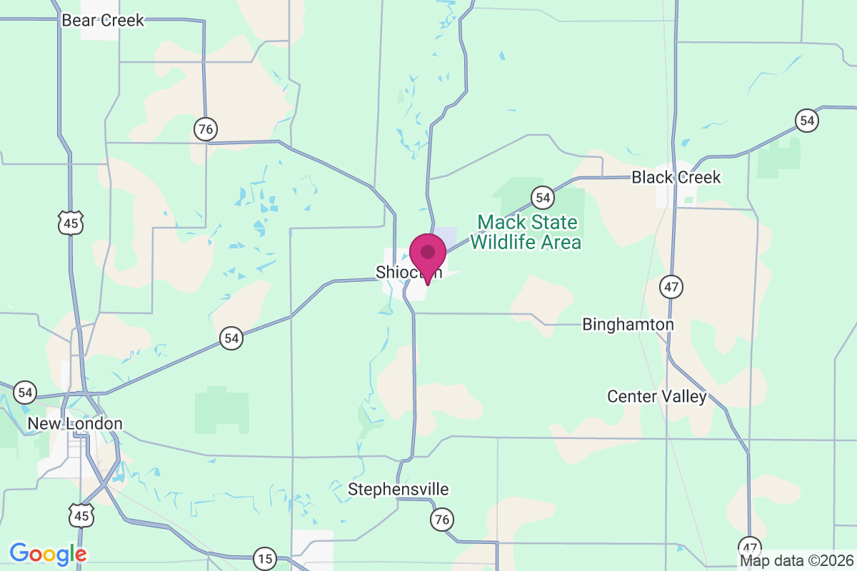 Shiocton map