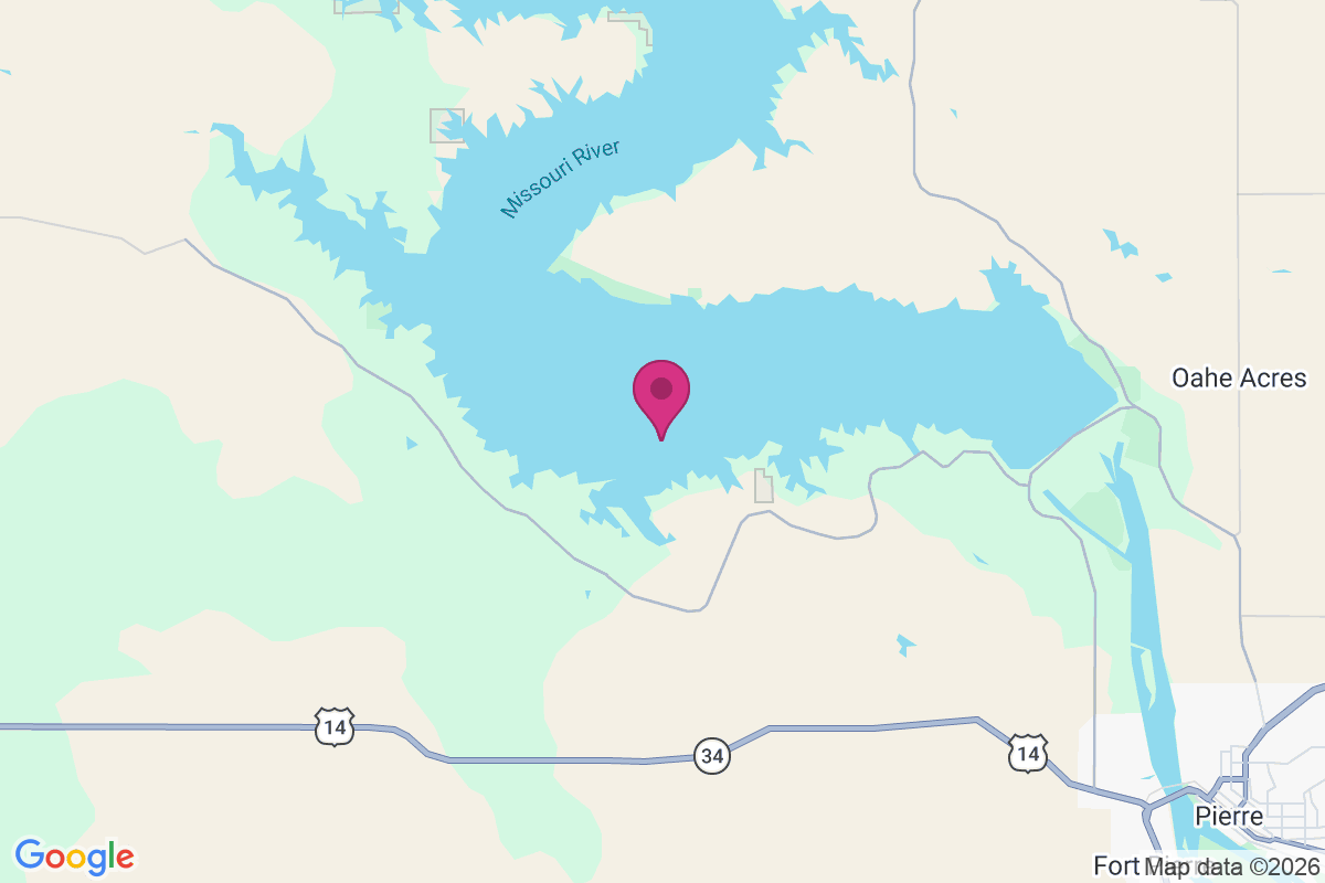 Oahe map