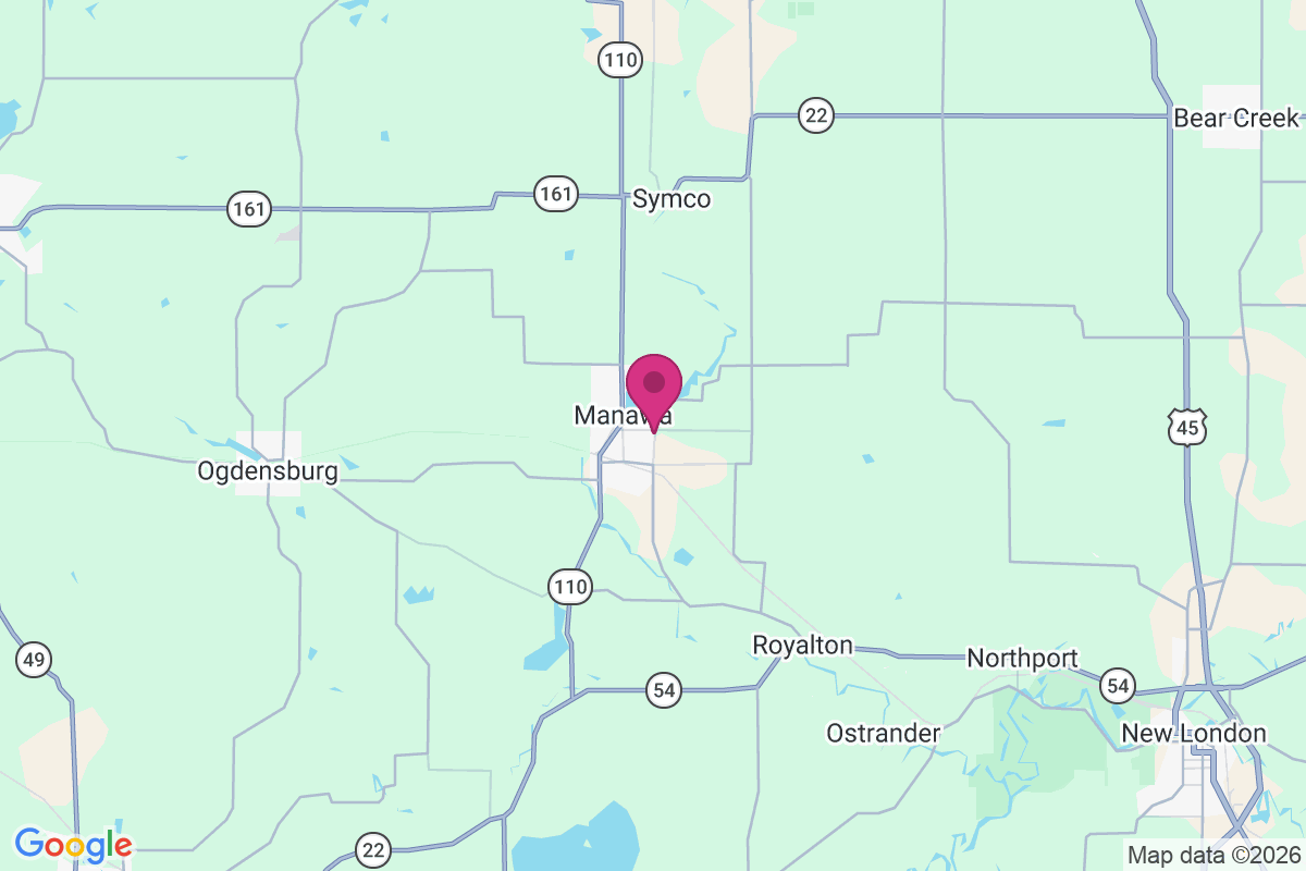 Manawa map