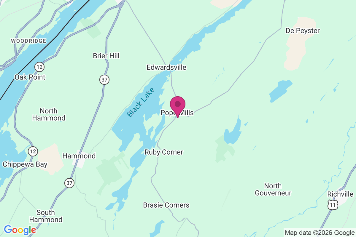 Pope Mills map